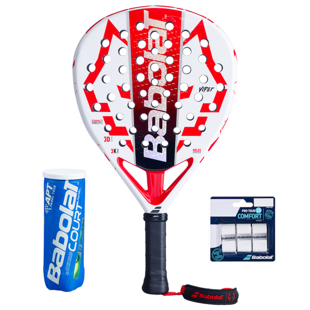 Viper Juan Lebron 2.5 + Padel Court + Pro Tour 2.0 3-pack