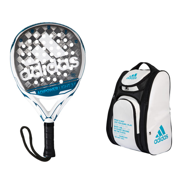 Adipower Light 3.0 2021 + Racketväska Multigame White